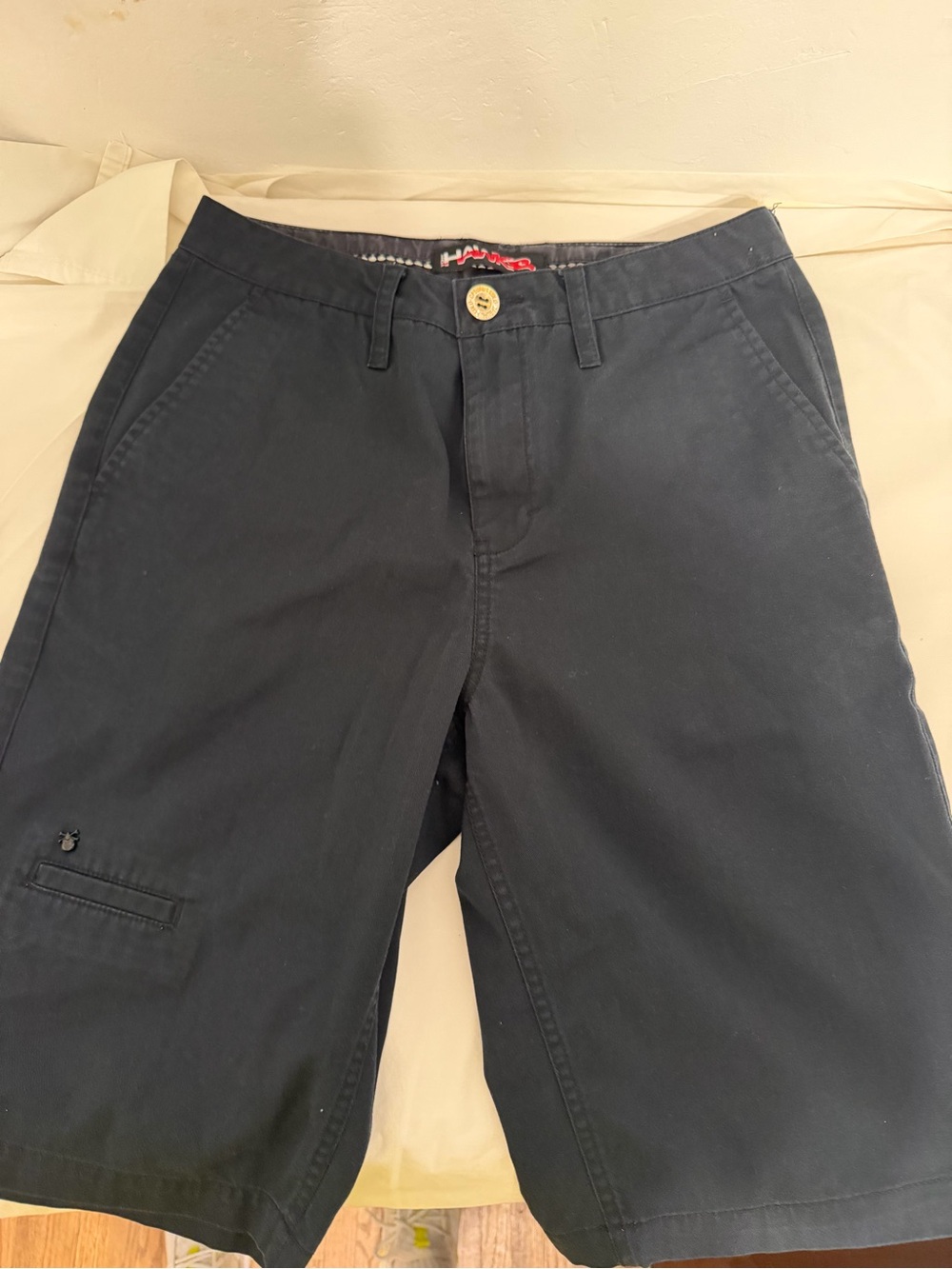 Tony Hawk Navy Black Flat Front Men’s Shorts